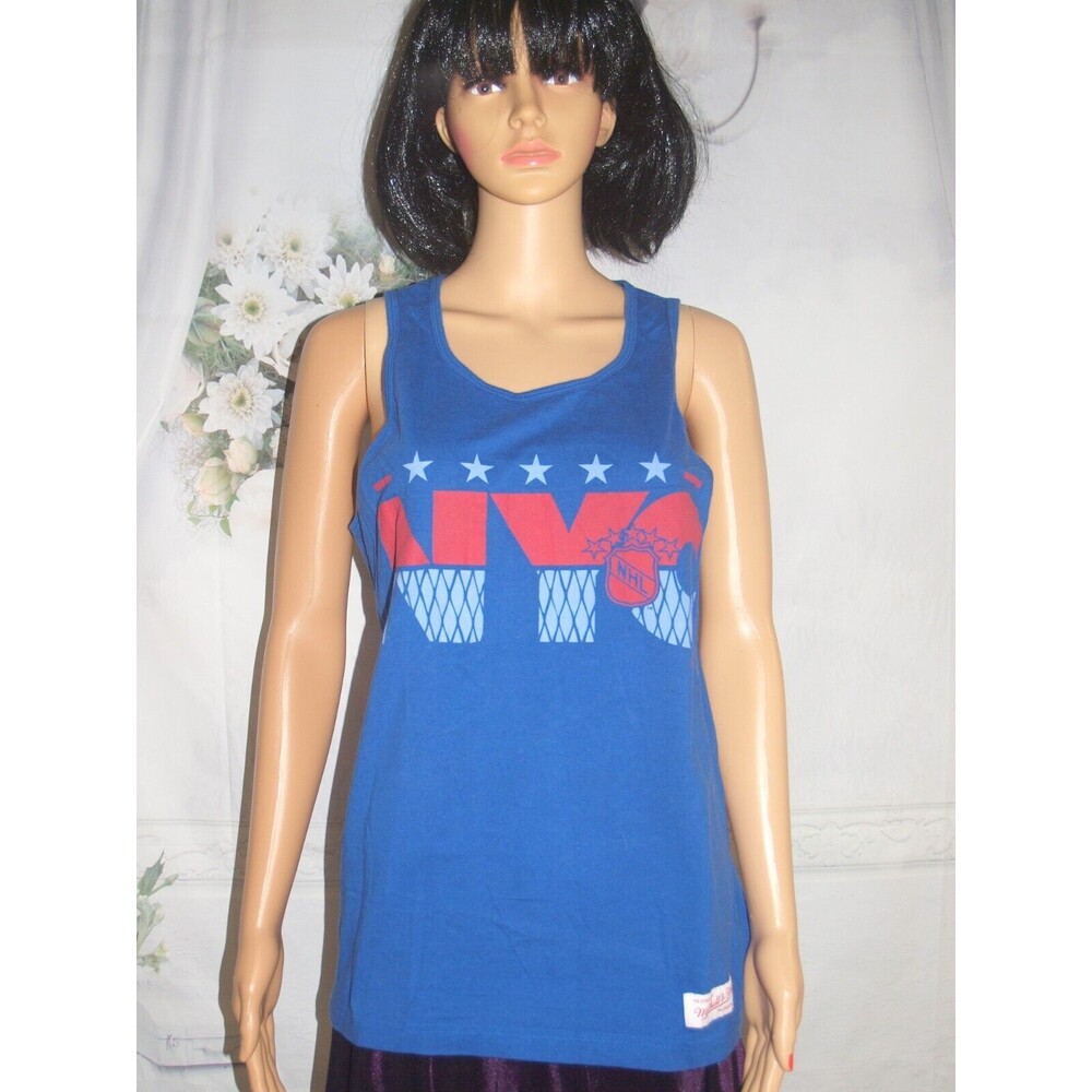 NYC New York City NHL Women's Sleeveless Tank Top Small Mitchell & Ness
